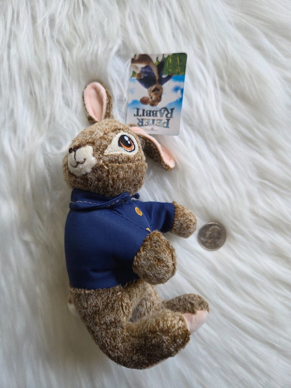 Peter Rabbit Plush Keychain - Picture 3 of 7
